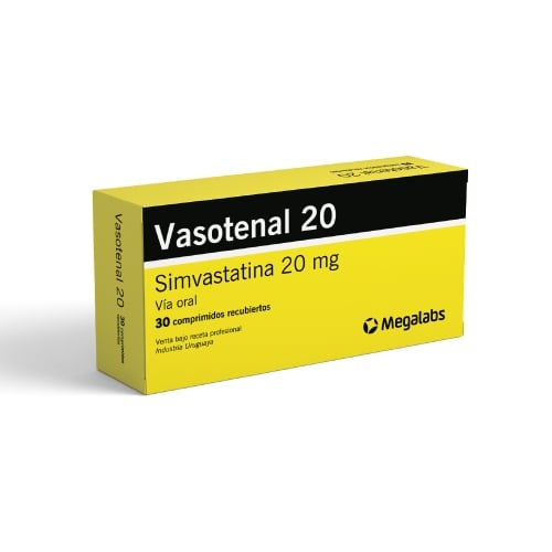 VASOTENAL 20 MG 30 COMPRIMIDOS