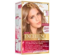 Tinta L'oréal Paris Excellence Creme N°8.11 Rubio Claro Ceniza Profundo