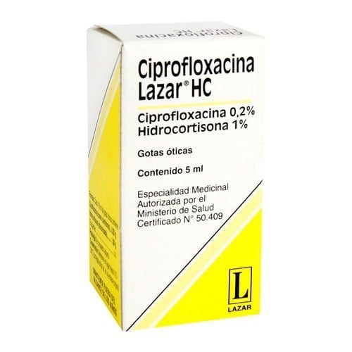 CIPROFLOXACINA LAZAR HC 5 ML