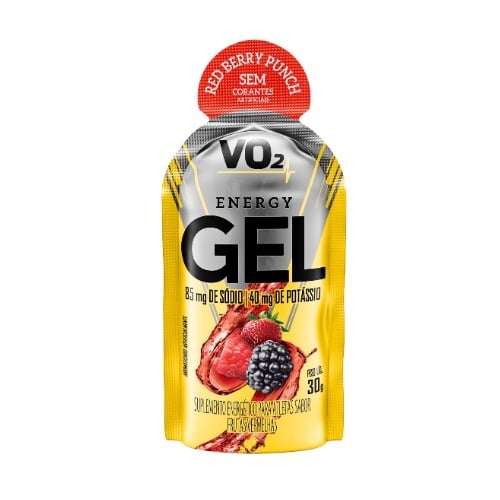 VO2 ENERGY GEL - SABOR FRUTOS ROJOS