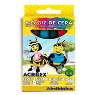 Crayolas Acrilex 9806 Neón Jumbo 6 Colores