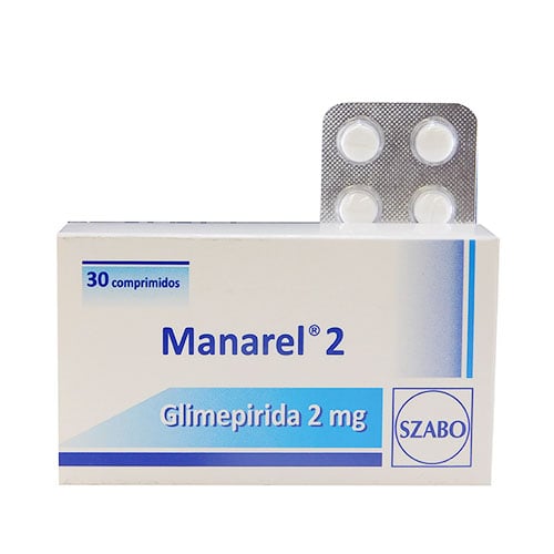 Manarel 2 Mg 30 Comprimidos