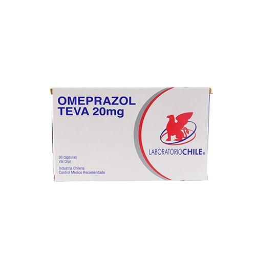 Omeprazol Teva 20 Mg 30 Cápsulas