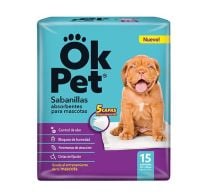 Sabanilla Ok Pet 15 Unidades