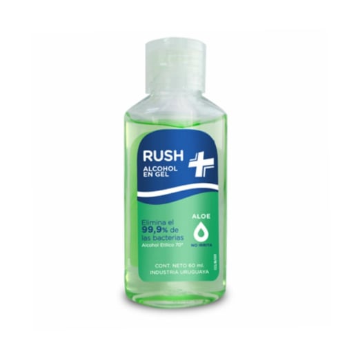 Alcohol En Gel Rush Aloe 60 Ml