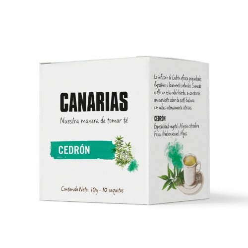 Té Cedrón Canarias 10 Saquitos