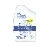 SHAMPOO HEAD & SHOULDERS LIMPIEZA RENOVADORA 375 ML + SHAMPOO 180 ML