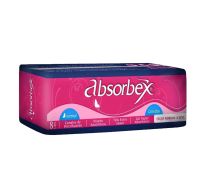 TOALLAS FEMENINAS ABSORBEX ECONOMICO CON ALAS X8 UNIDADES.