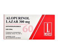 Allopurinol 300 Mg 60 Comprimidos Lazar