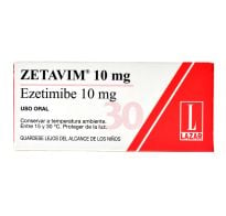 Zetavim 10 Mg 30 Comprimidos