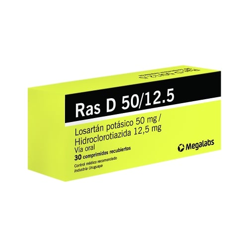 Ras D 50 Mg/12.5 Mg 30 Comprimidos