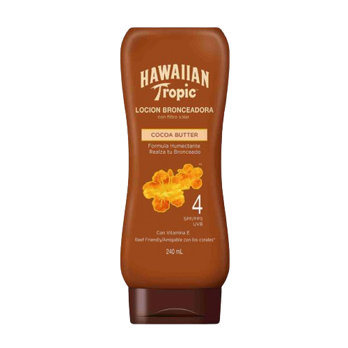 Loción Bronceadora Hawaiian Tropic Fps4 240 Ml