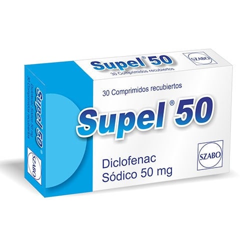 Supel 50 Mg 30 Comprimidos