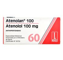 Atenolan 100 Mg 60 Comprimidos