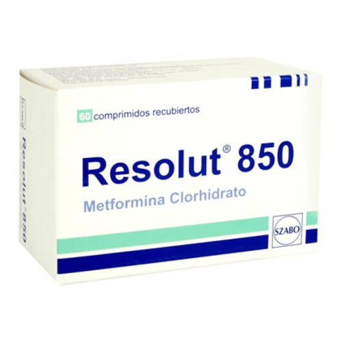 Resolut 850 Mg 60 Comprimidos