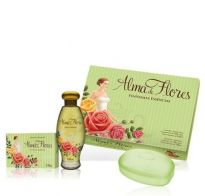 Set Alma De Flores Colonia + 2 Jabones + Jabonera