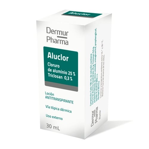 Loción Desodorante En Roll On Aluclor 30 Ml