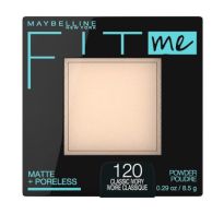 Polvo Maybelline Fit Me Matte+poreless N°120 Ivory