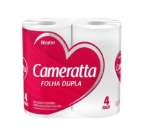 Papel Higiénico Cameratta Doble Hoja 30 M 4 Rollos