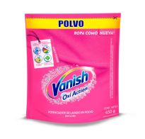 Jabón En Polvo Para Ropa Vanish Rosa Doypack 450 G