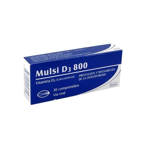 Mulsi D3 800 Mg 30 Comprimidos