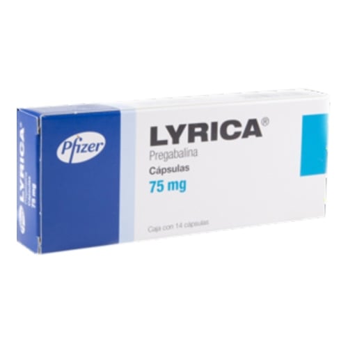 Lyrica 75 Mg 14 Cápsulas