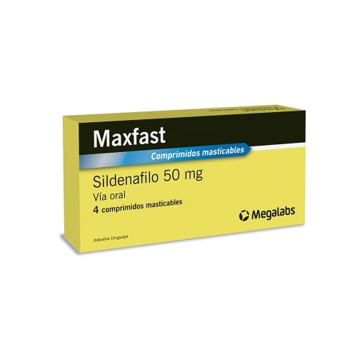 MAXFAST 50MG 4 COMPRIMIDOS