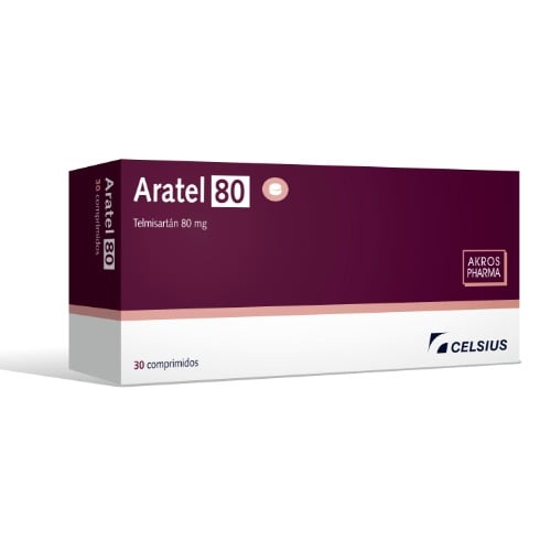 Aratel 80 Mg 30 Comprimidos