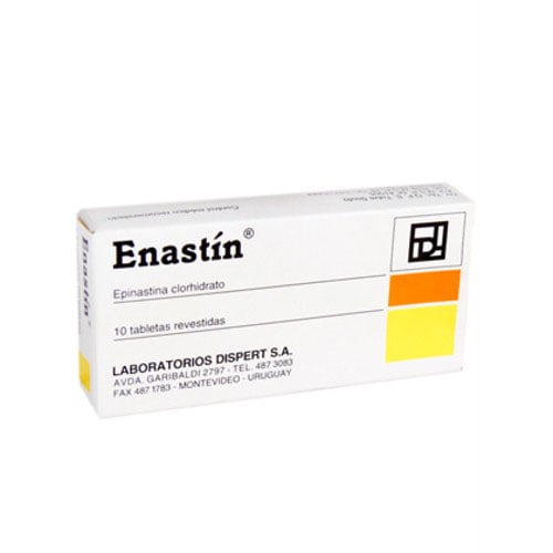 Enastín 20 Mg 10 Tabletas Revestidas