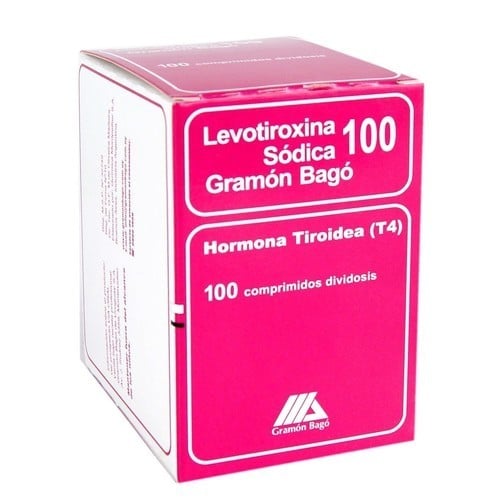 Levotiroxina 100 Mcg 100 Comprimidos