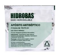 HIDROBAS APOSITO 10 CM X 10 CM 2 UNIDADES