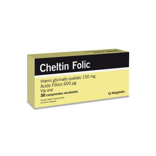 Cheltin Folic 30 Comprimidos