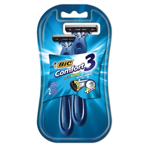 Afeitadora Bic Confort 3 Normal 2 Unidades