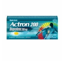 Actron 200 Mg Rápida Acción 10 Cápsulas