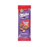 Tableta De Chocolate Milka Leger Almendra 100 G