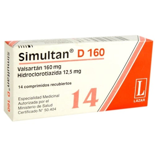 Simultan D 160 Mg 14 Comprimidos