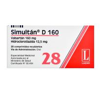 Simultan D 160 Mg 28 Comprimidos