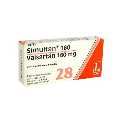 Simultan 160 Mg 28 Comprimidos