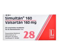 Simultan 160 Mg 28 Comprimidos