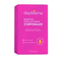 Bandas Depilatorias Depilíssima Corporales 12 Unidades