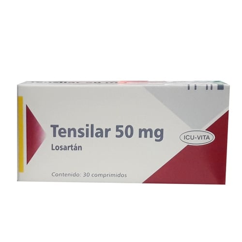 Tensilar 50 Mg 30 Comprimidos