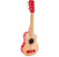 Guitarra De Madera Hape Roja