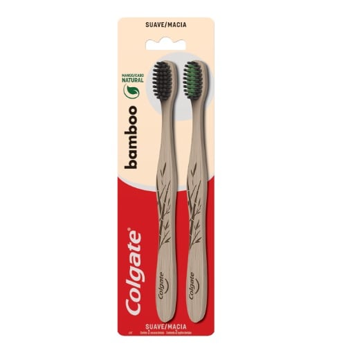 Cepillo De Dientes De Bamboo Colgate 2 Unidades