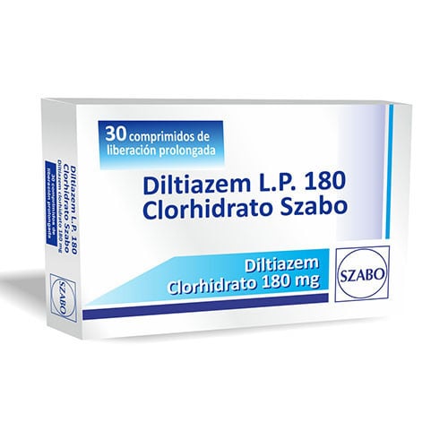 Diltiazem Lp 180 Mg 30 Comprimidos