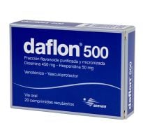 DAFLON 500 MG 20 COMPRIMIDOS