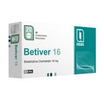 BETIVER 16 MG 20 COMPRIMIDOS