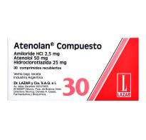 Atenolan Compuesto 30 Comprimidos