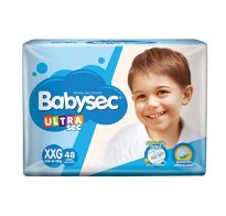PAÑALES BABYSEC ULTRA XXG 48 UNIDADES