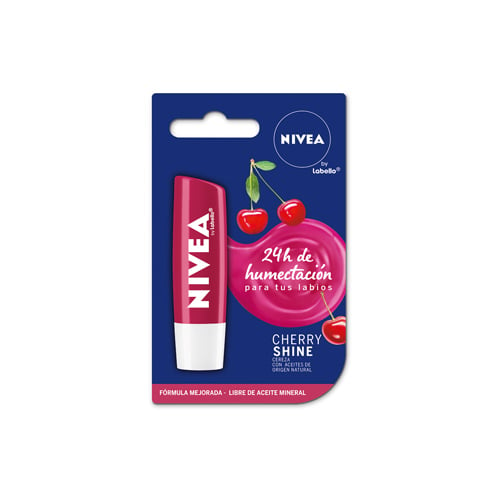 LABIAL NIVEA FRUITY SHINE FACTOR 10 4.8 GRS