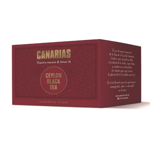 Té Negro Premium Canarias 20 Sobres